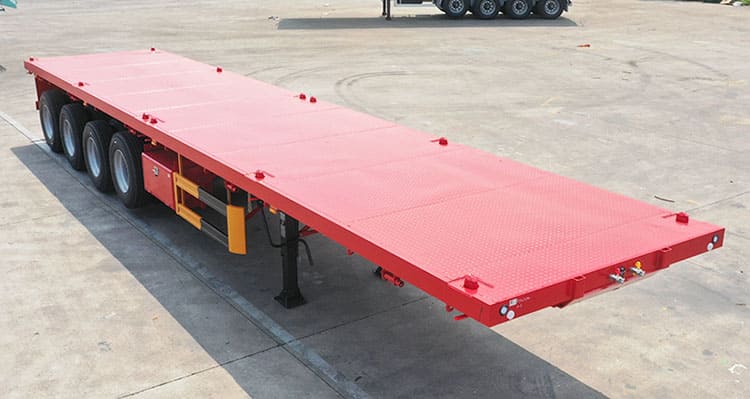 4 Axle Flatbed Semi Trailer For Sale in Senegal Near Me