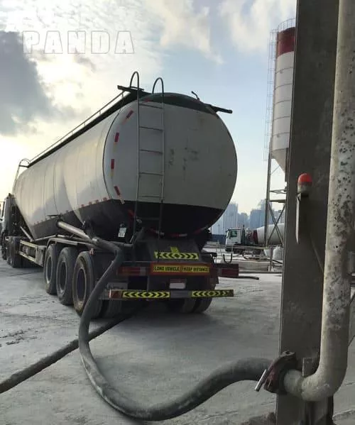 unload dry bulk trailer