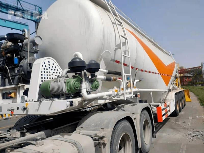 4 axle cement tanker trailer shipping to africa