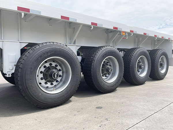 4 axle flat bed trailer