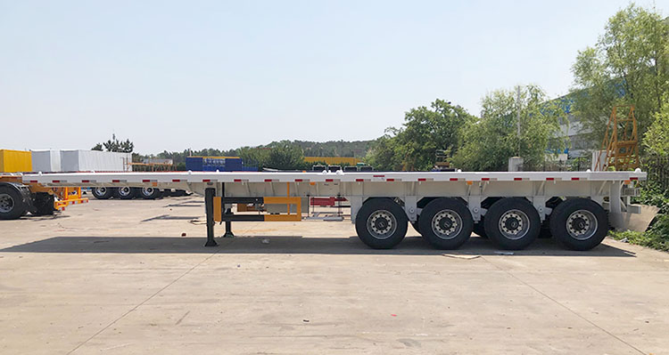 4 axle flat bed trailer