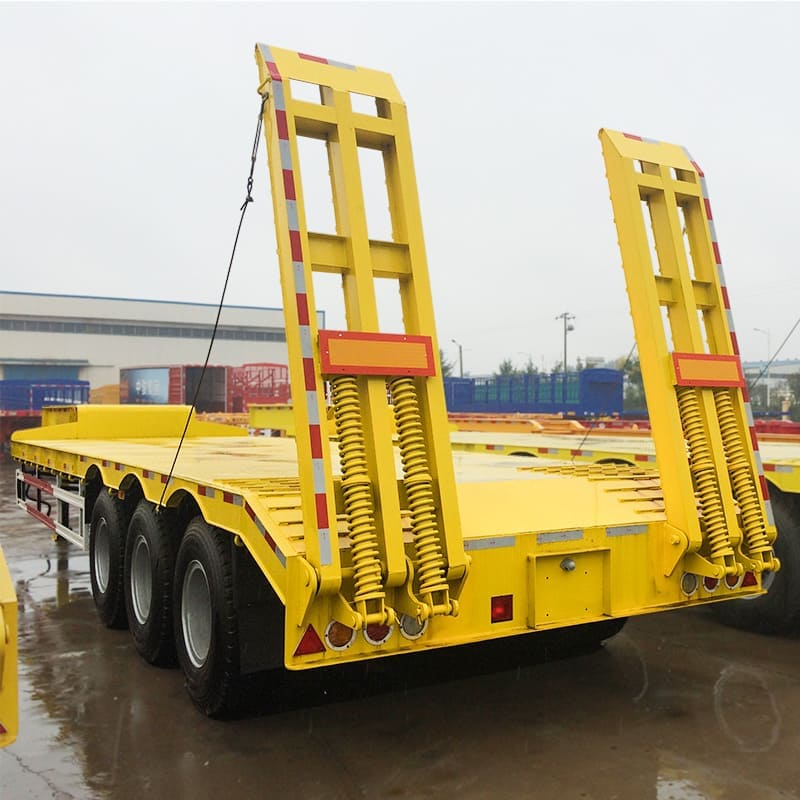 60 ton flatbed lowbed trailer