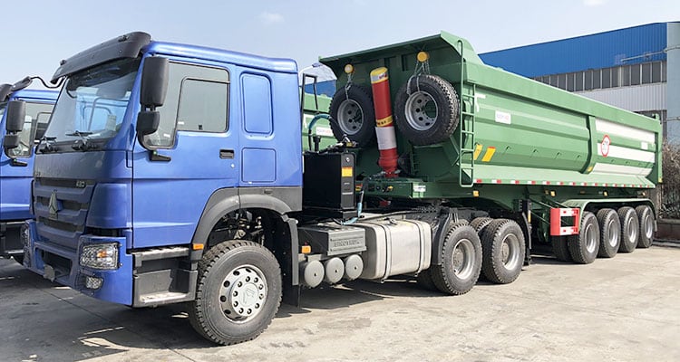 50 ton tipper semi trailer