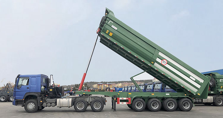 50 ton tipper semi trailer