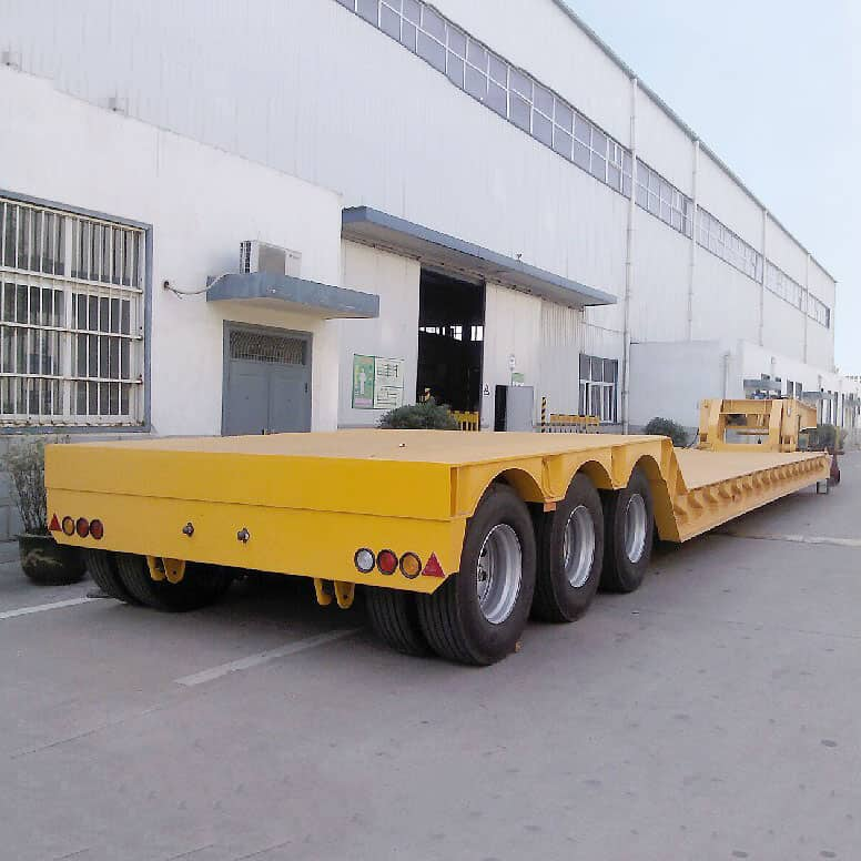 Tri Axle Removable Gooseneck Trailer Will Transport to Oman